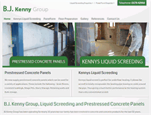 Tablet Screenshot of kenny-group.co.uk